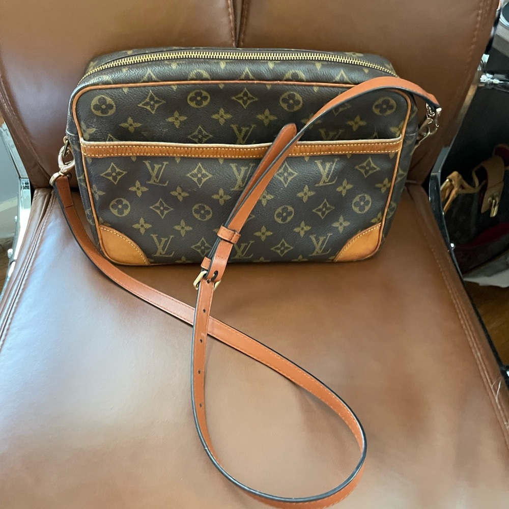Louis Vuitton Brown Monogram Crossbody Bag